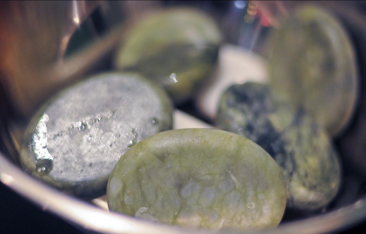 Pierres de jade chaudes