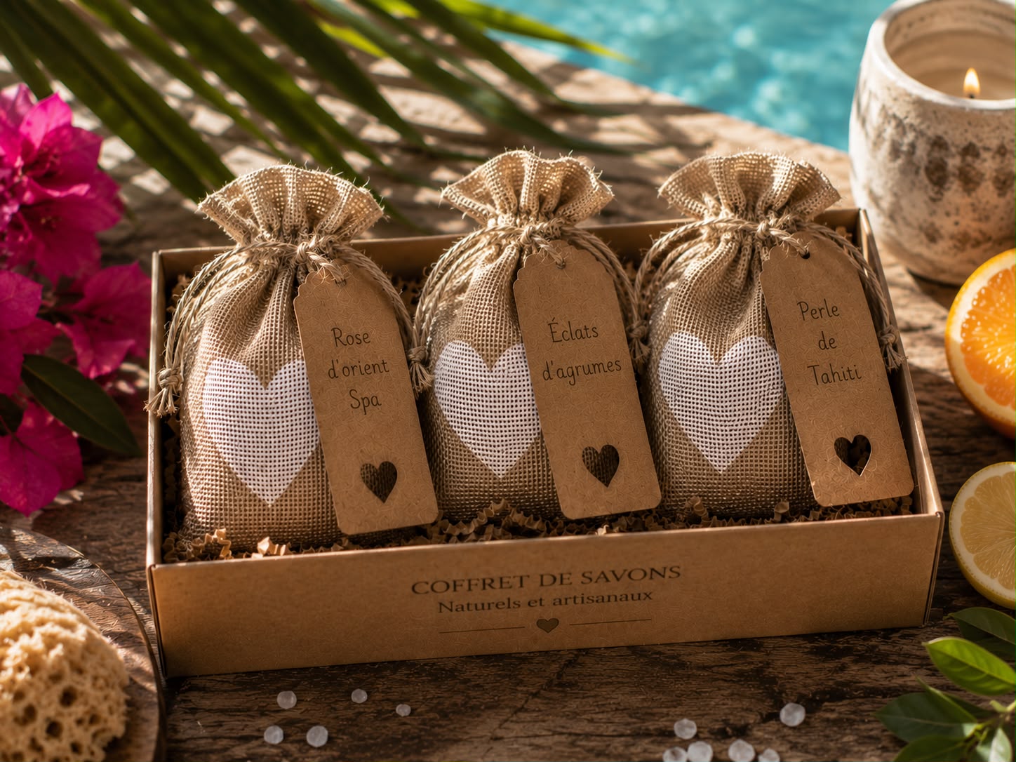 Coffret Trio — Rose, Agrumes & Tahiti